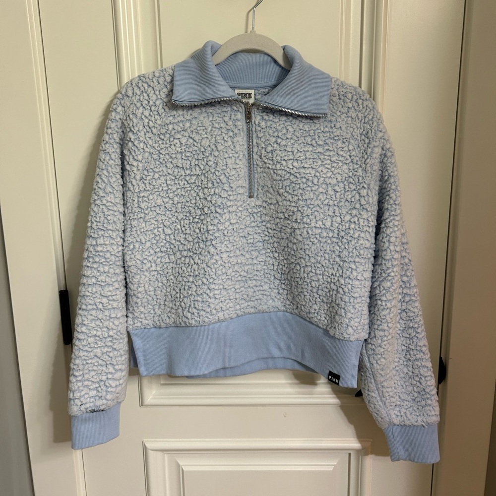 PINK Half-Zip Sweatshirt